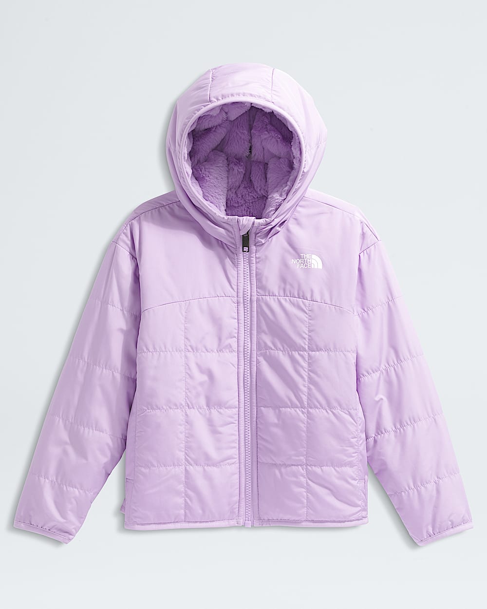 Kids Girls Reversible Shasta FullZip Hooded Jacket TNF ALTFRONT