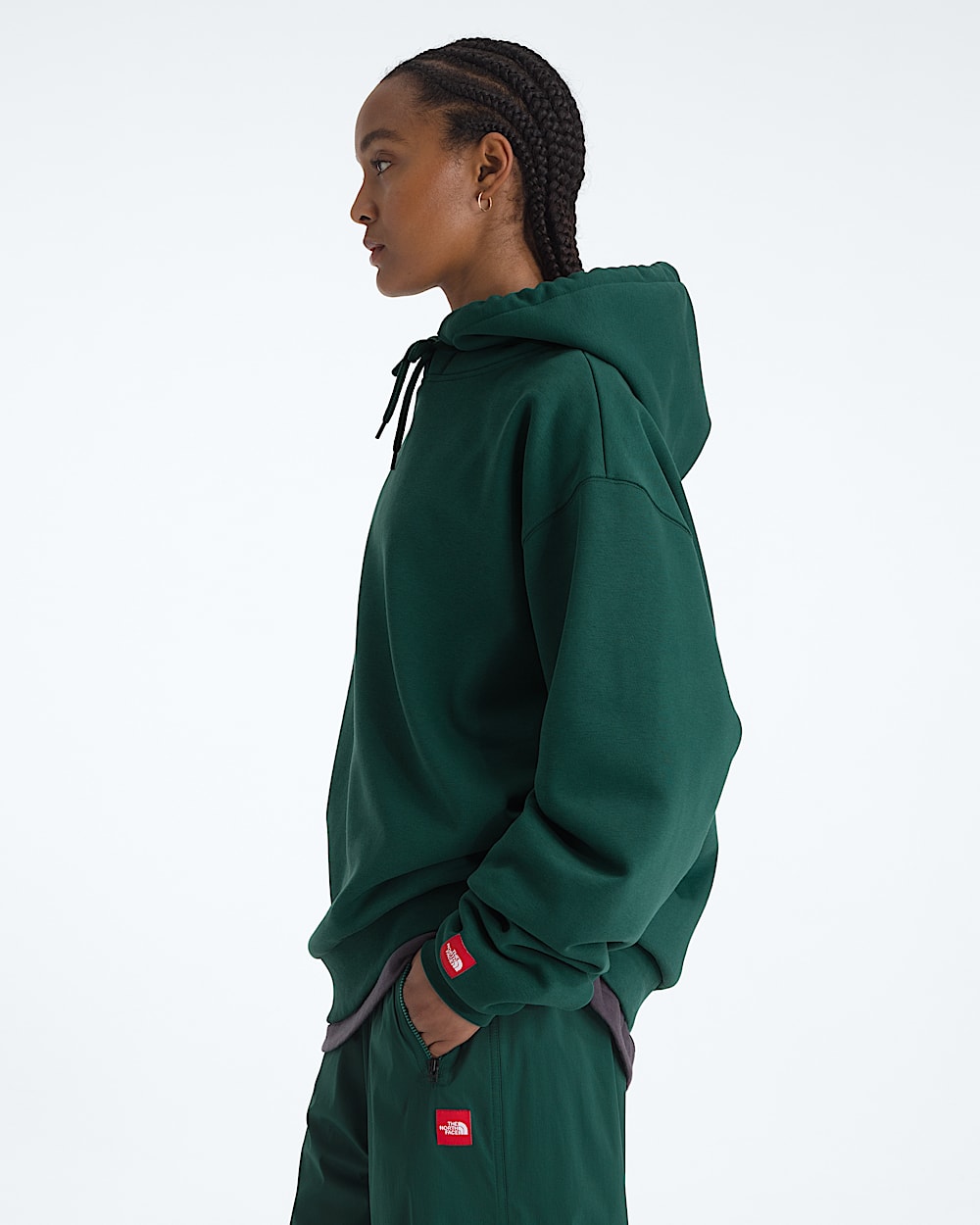 Mens TNF Red Box Hoodie TNF ALT2