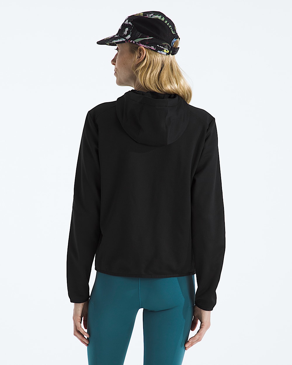 Womens TNF Performance Fleece FullZip Hoodie TNF TNF Black BACK