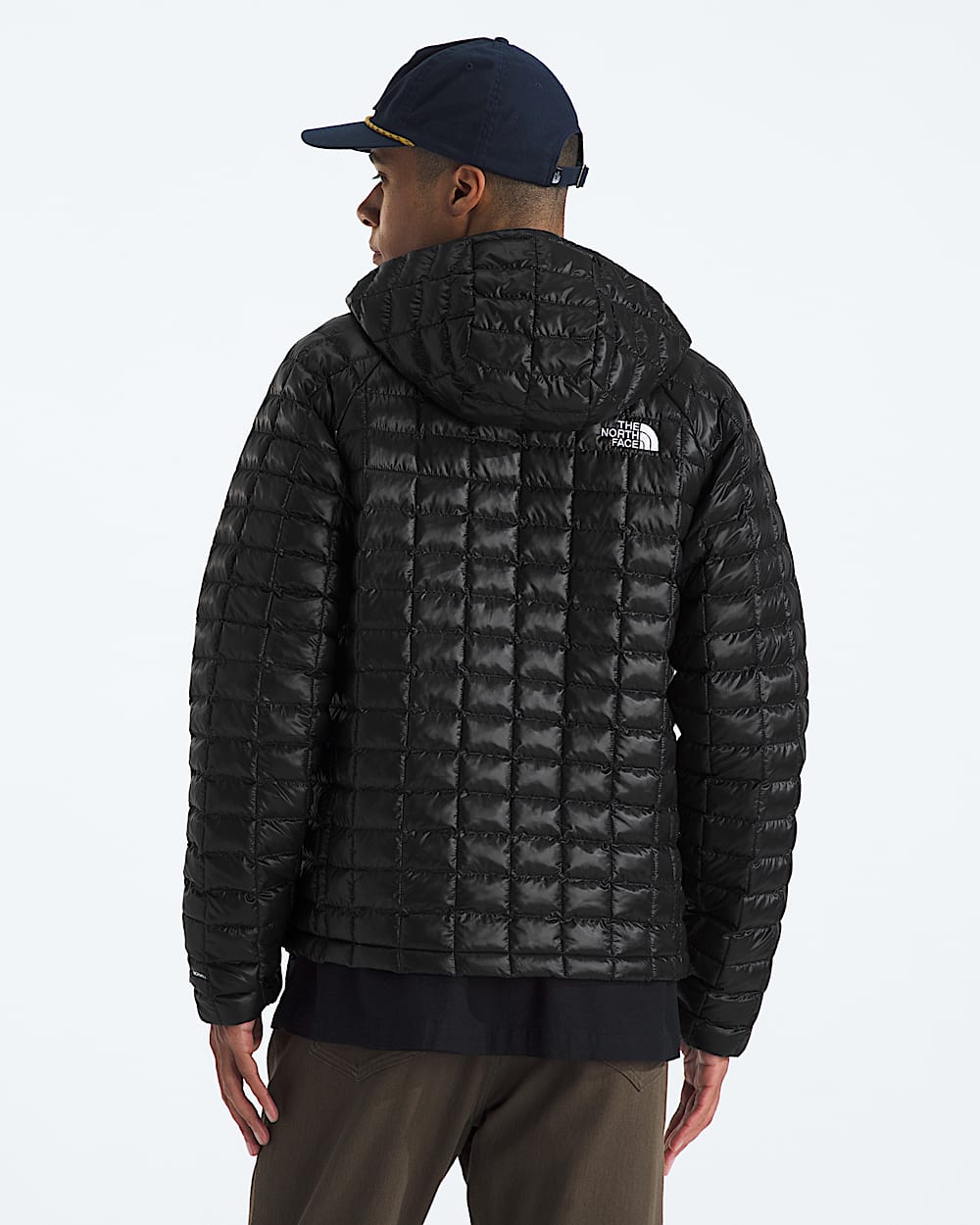 Mens THERMOBALL Hooded Jacket TNF BACK