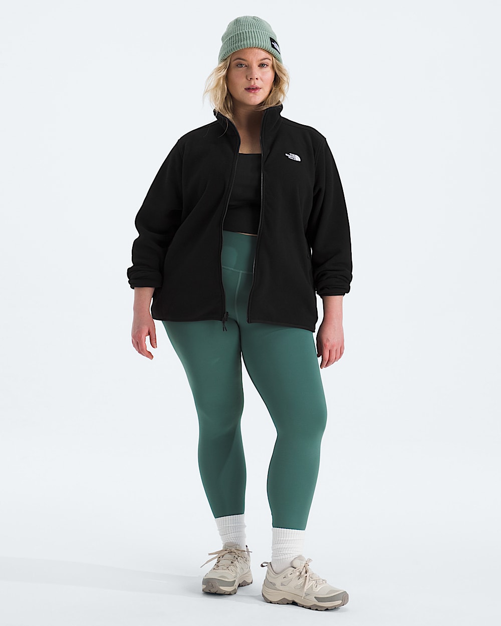 Womens Plus Glacier Fleece Jacket TNF HERO2