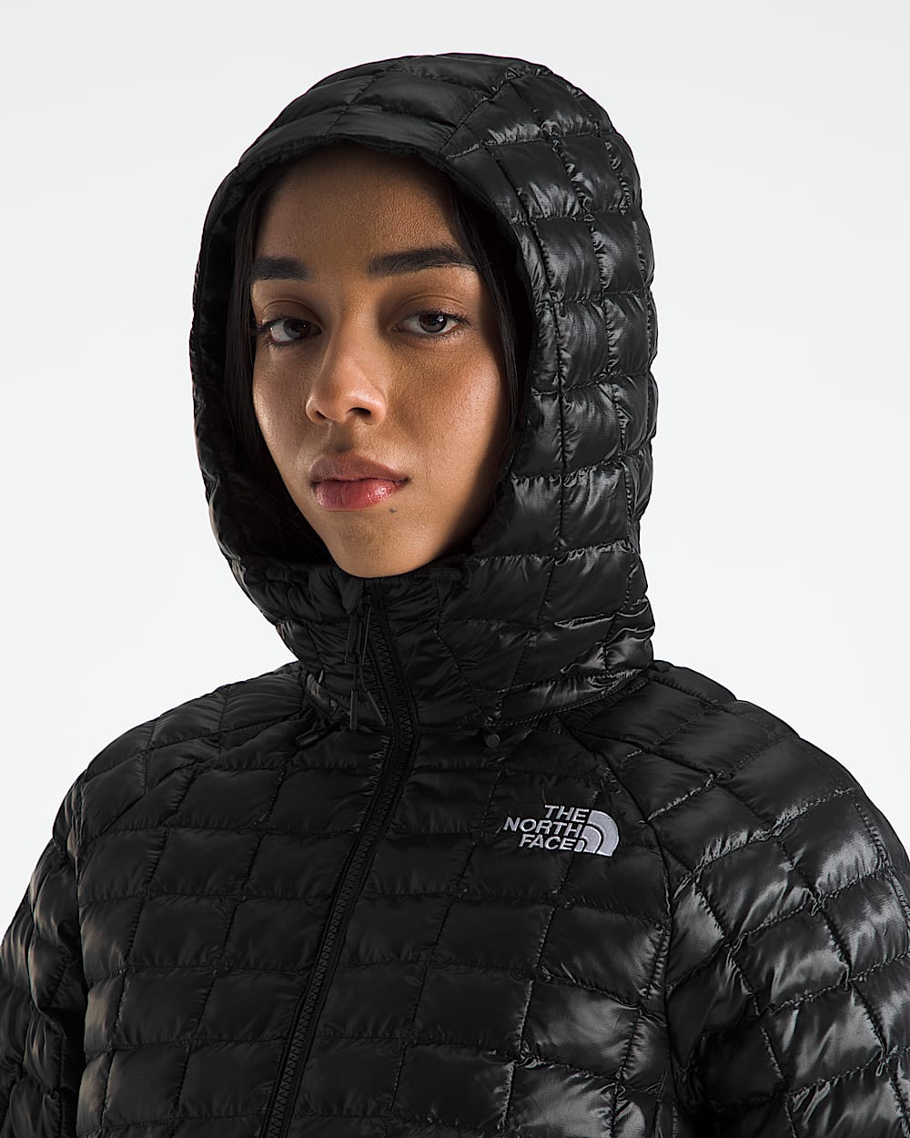 Womens THERMOBALL Hooded Jacket TNF MODELHOOD2
