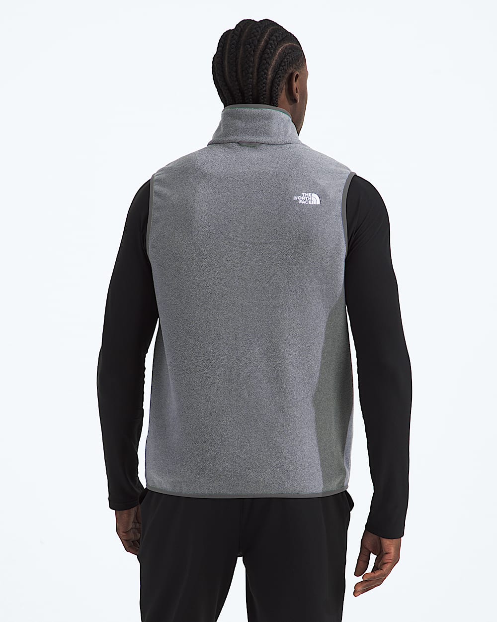 Mens Glacier Fleece Vest TNF BACK