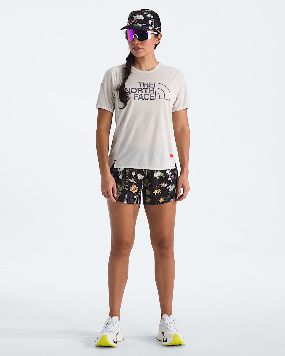 Womens Summit Series Pacesetter 3 ShortsPrint TNF HERO2