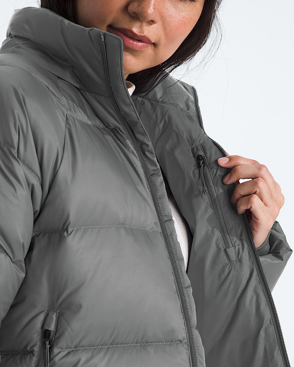 Womens Hydrenalite City Down Hooded Jacket TNF MODELINT