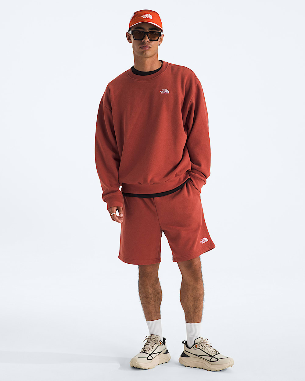 Chandail ras du cou surdimensionn Evolution Simple Dome pour hommes TNF HERO2
