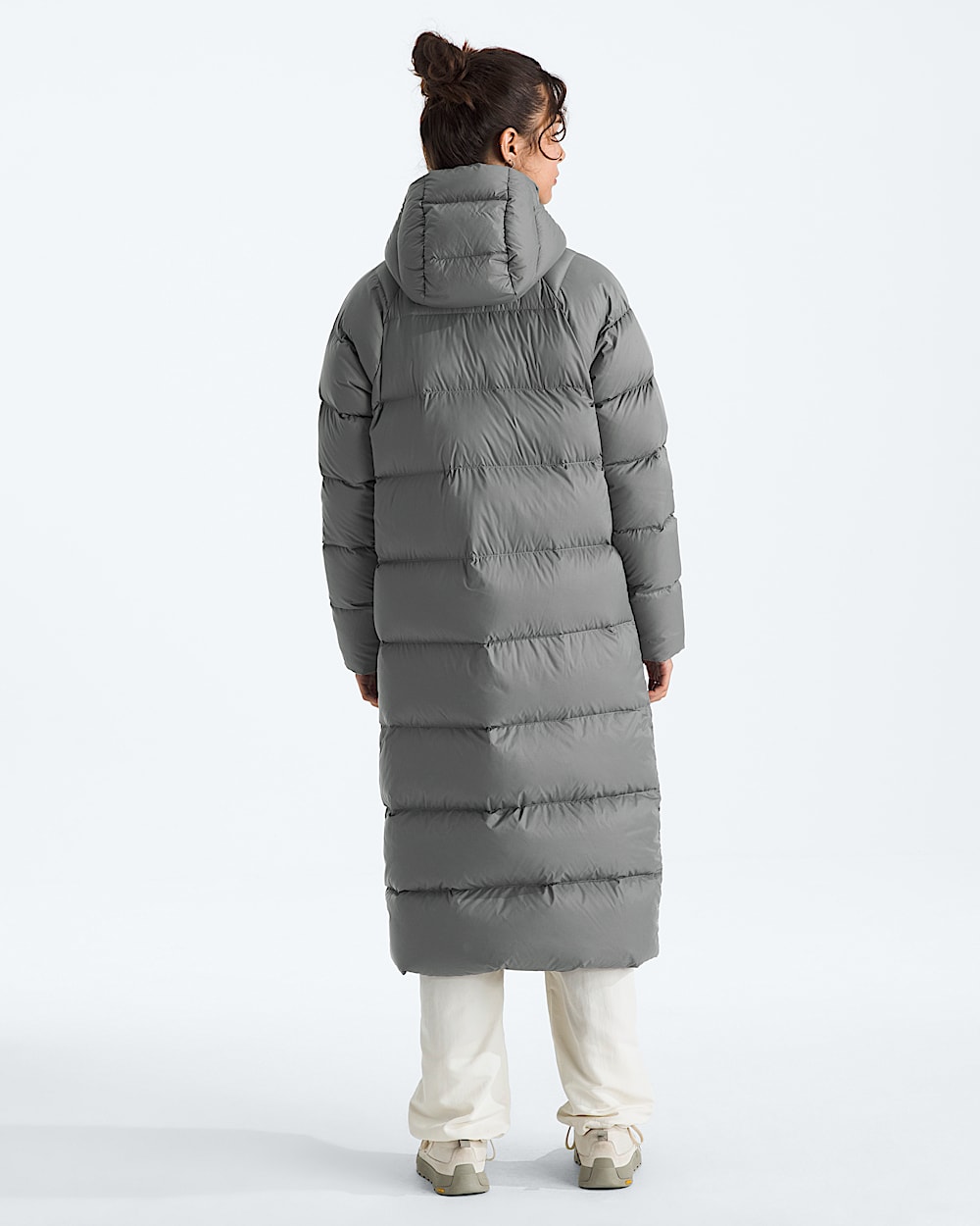 Parka  capuchon en duvet Hydrenalite City Long pour femmes TNF BACK