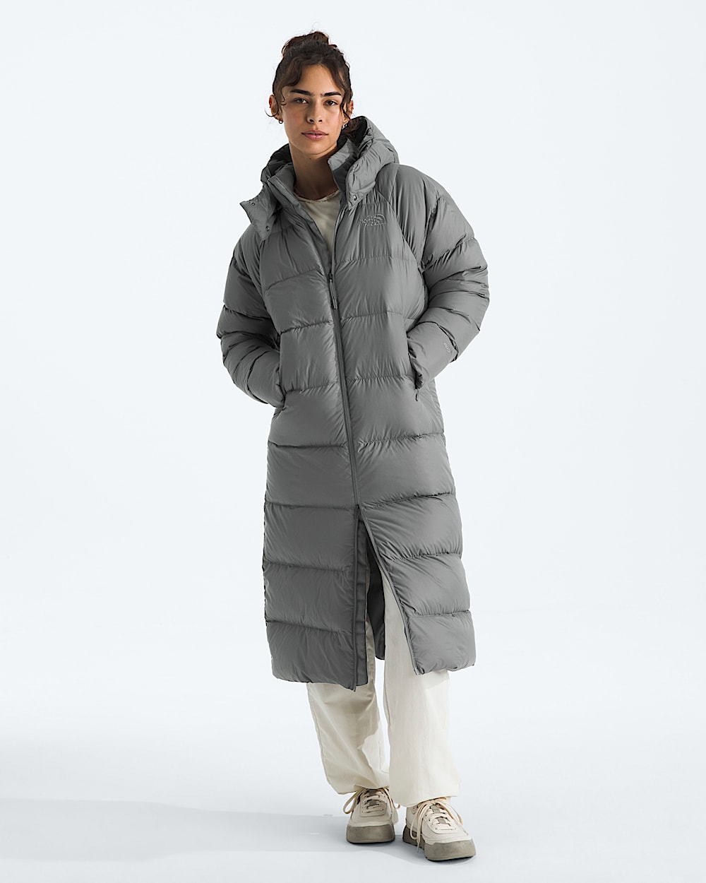 Parka  capuchon en duvet Hydrenalite City Long pour femmes TNF HERO
