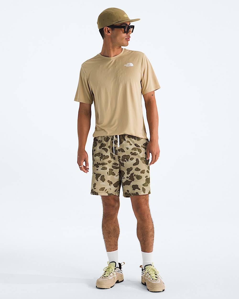Mens Action Shorts 20Print TNF Cedar Heritage Print HERO2