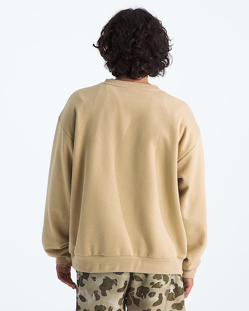 Mens Evolution Simple Dome Oversize Crew TNF BACK
