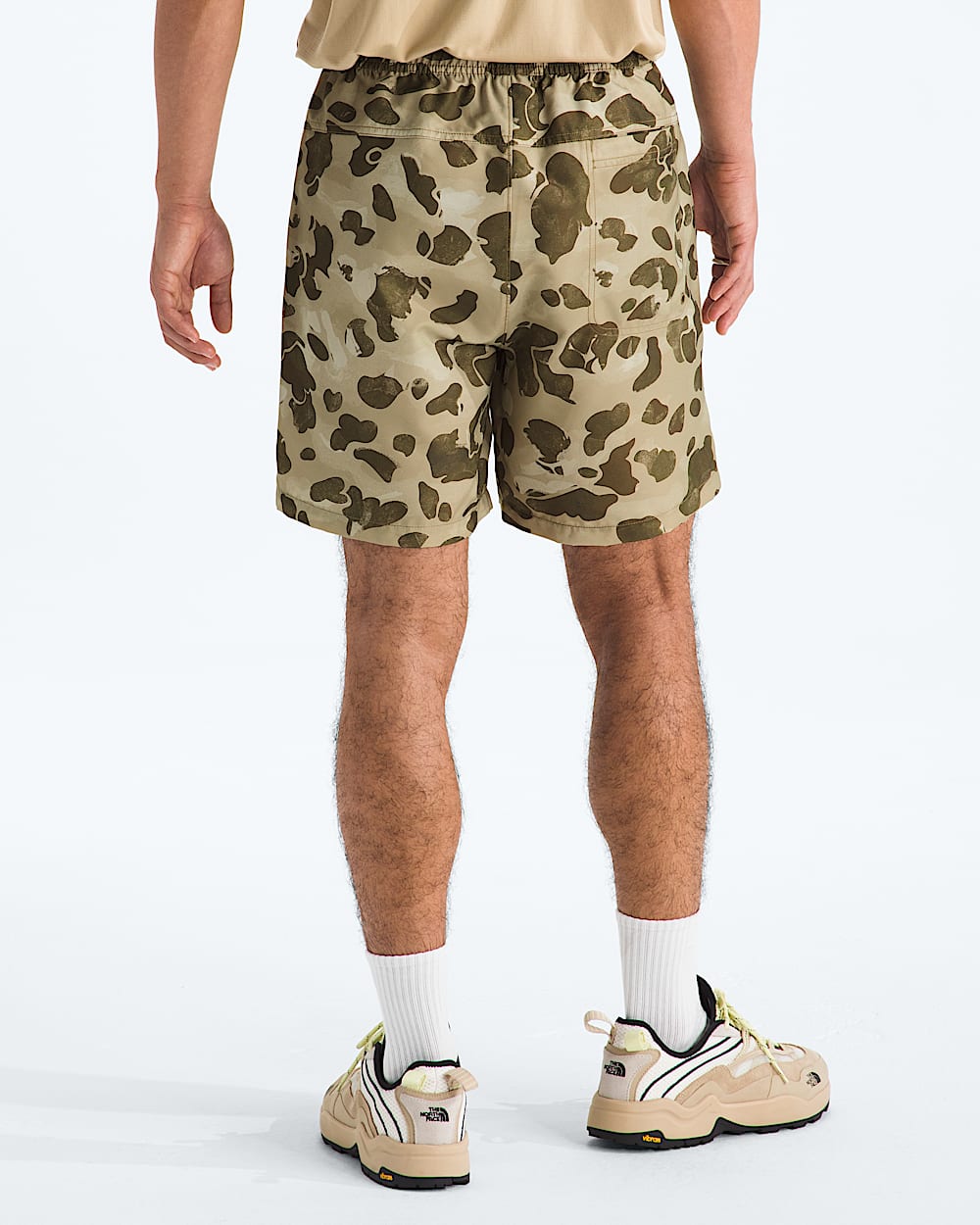 Mens Action Shorts 20Print TNF Cedar Heritage Print BACK