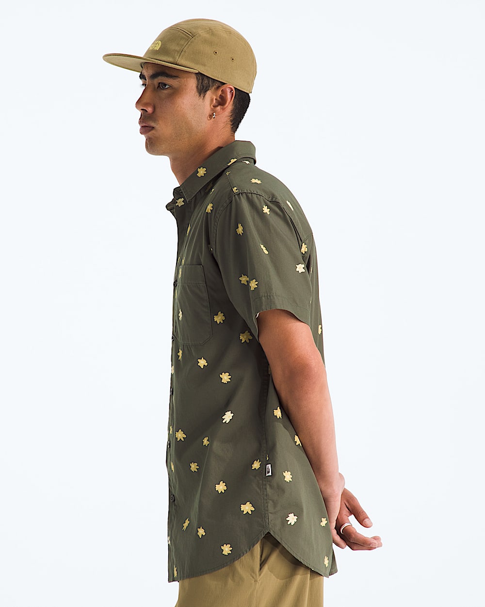Chemise  manches courtes  motif Baytrail pour hommes TNF MODEL34