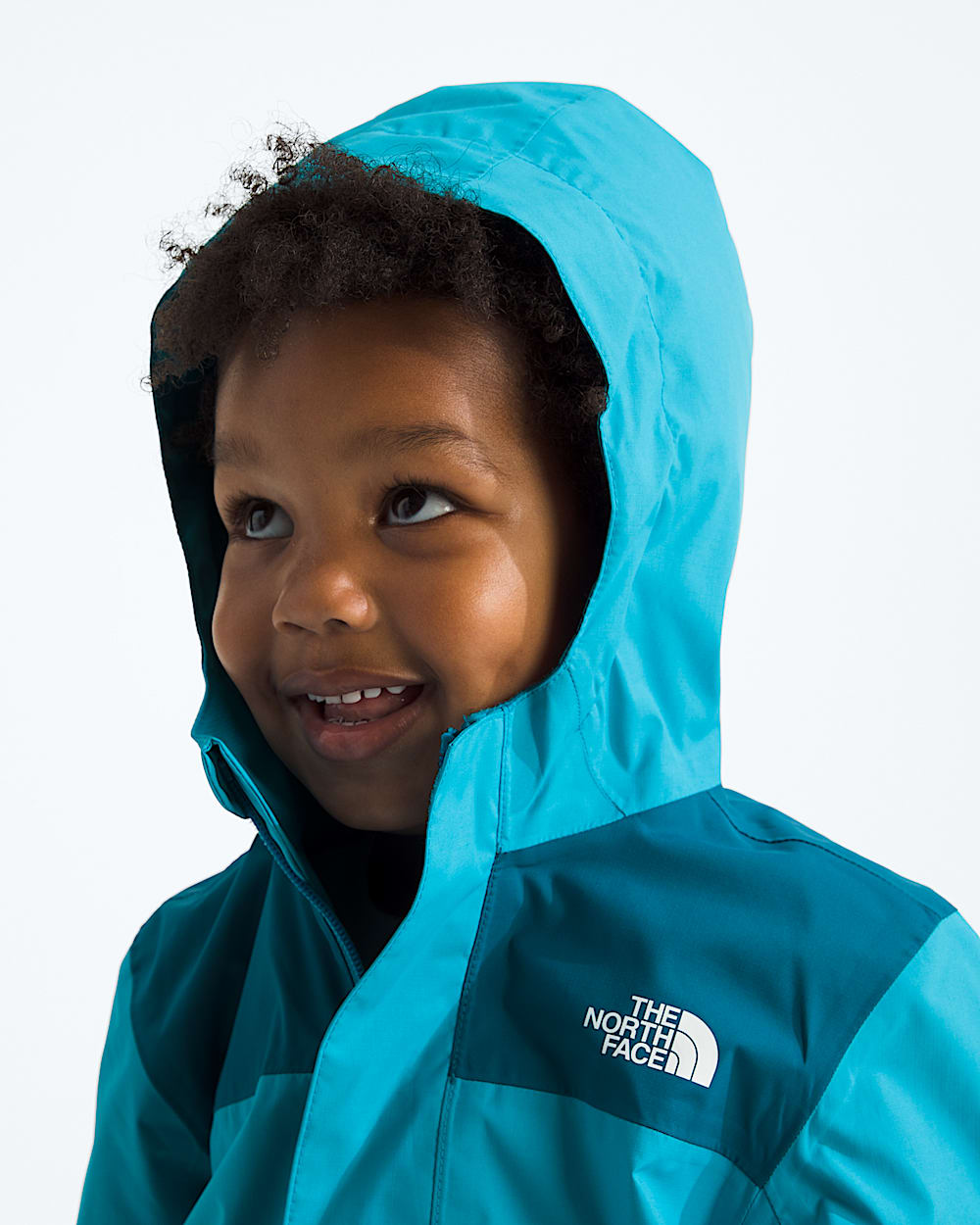 Kids Antora Rain Jacket TNF MODELHOOD2