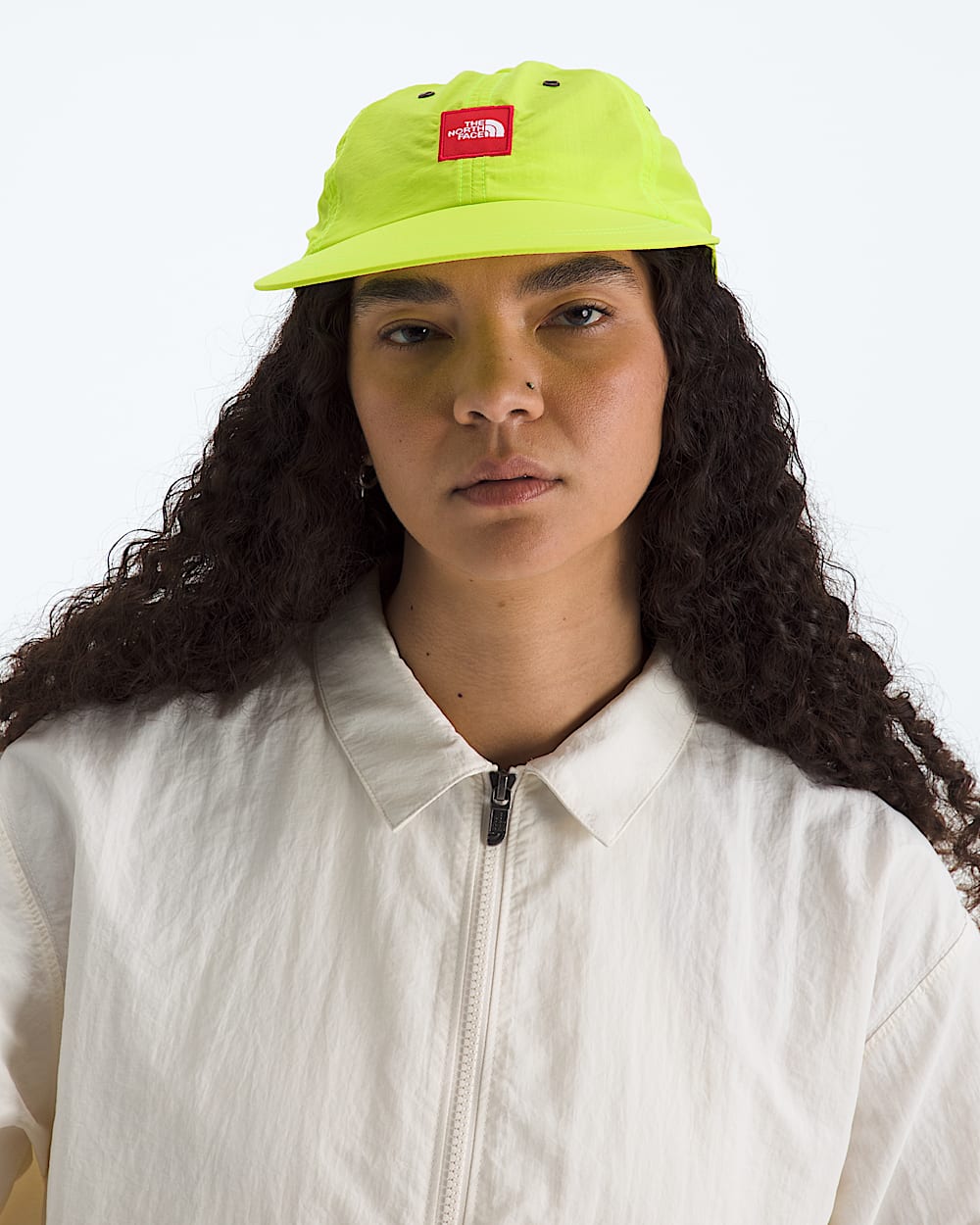 TNF Red Box Nylon Hat TNF MODELBACK