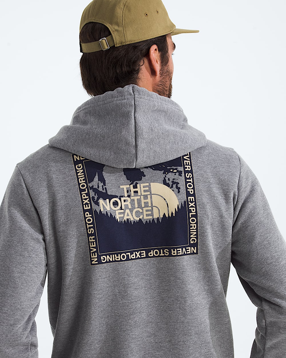 Mens Stay Exploring Regular Hoodie TNF HERO2