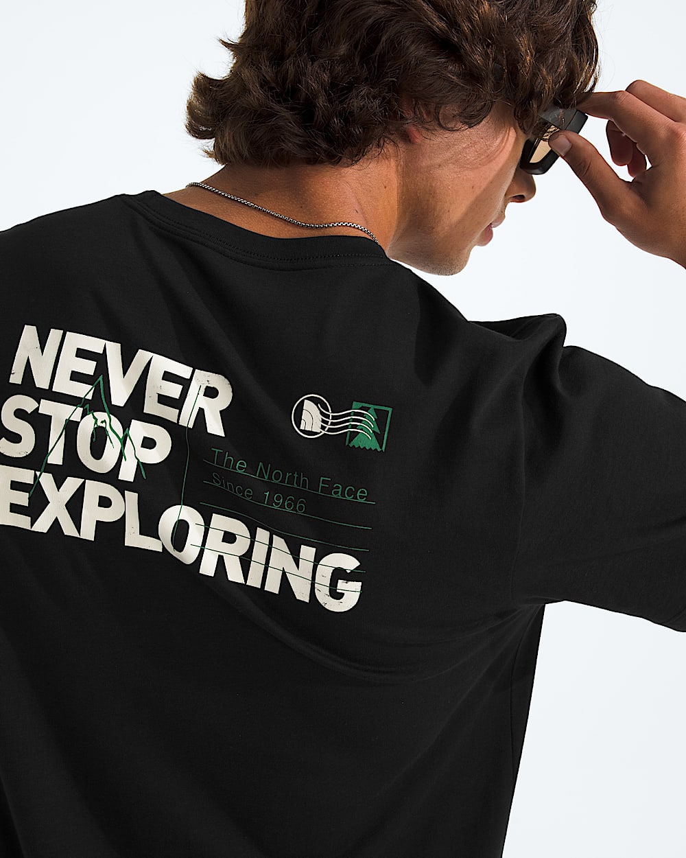 Men's Never Stop Postcard Regular Short-Sleeve Tee | The North Face