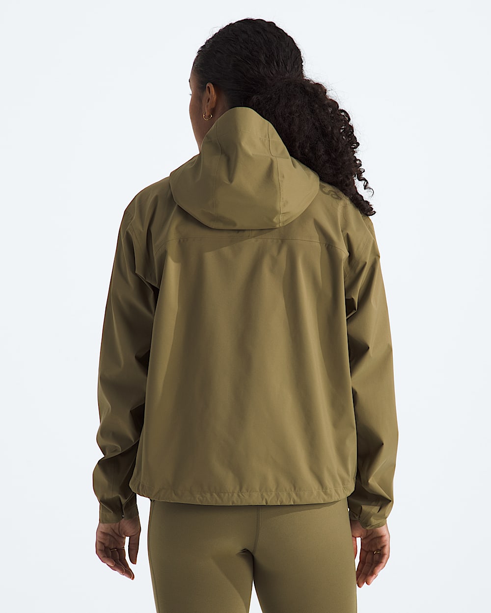 Womens Voyage Rain 3L Hooded Jacket TNF BACK