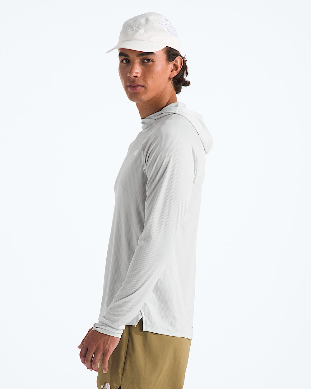 Mens Sunriser Hoodie TNF Pearl Stone MODEL34
