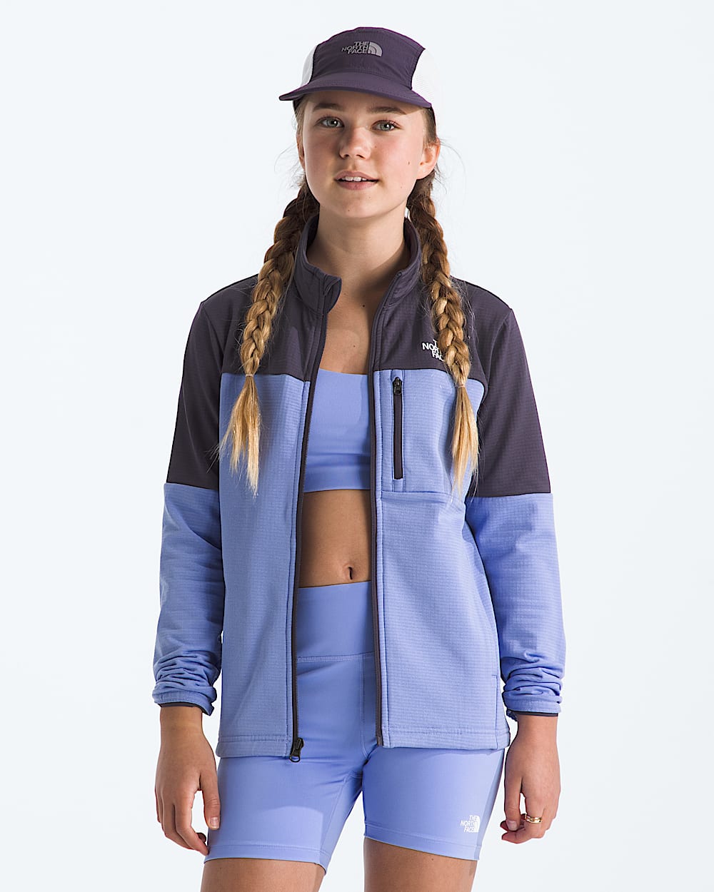 Boys  Girls Hike Mid Layer FullZip TNF HERO2