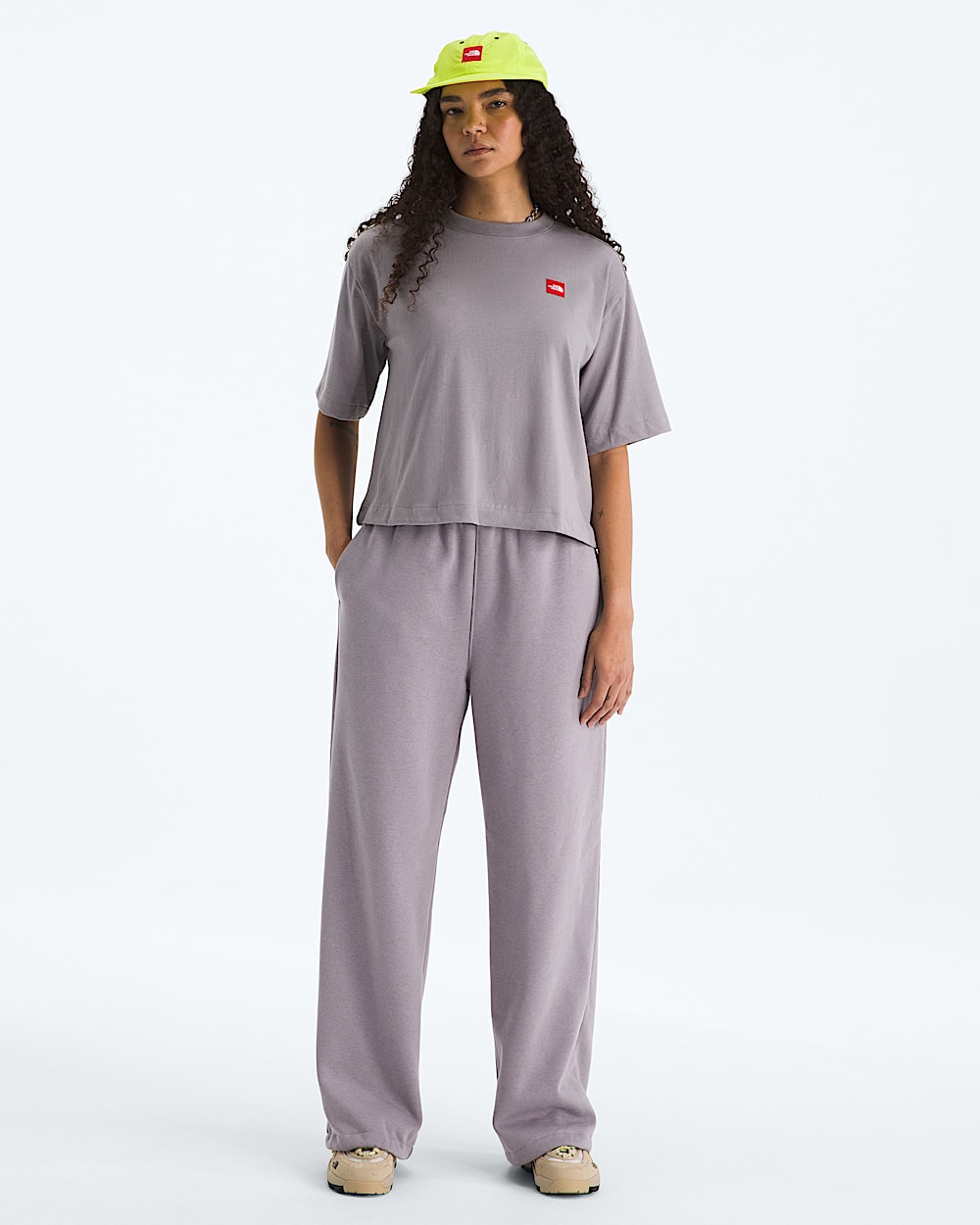 Tshirt droit  manches courtes TNF Red Box pour femmes TNF HERO2