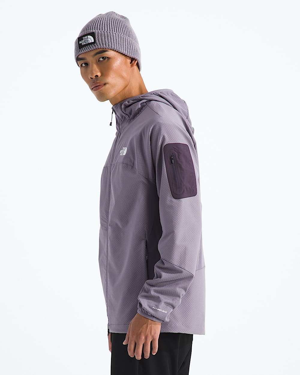Mens Tek Approach FUTUREFLEECE Hooded Jacket TNF MODEL34