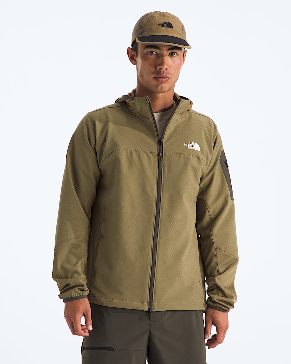 Mens Tek Approach FUTUREFLEECE Hooded Jacket TNF HERO