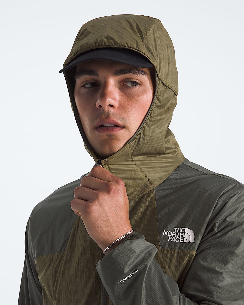 Mens Ridgelite FUTUREFLEECE Wind Jacket TNF MODELHOOD2