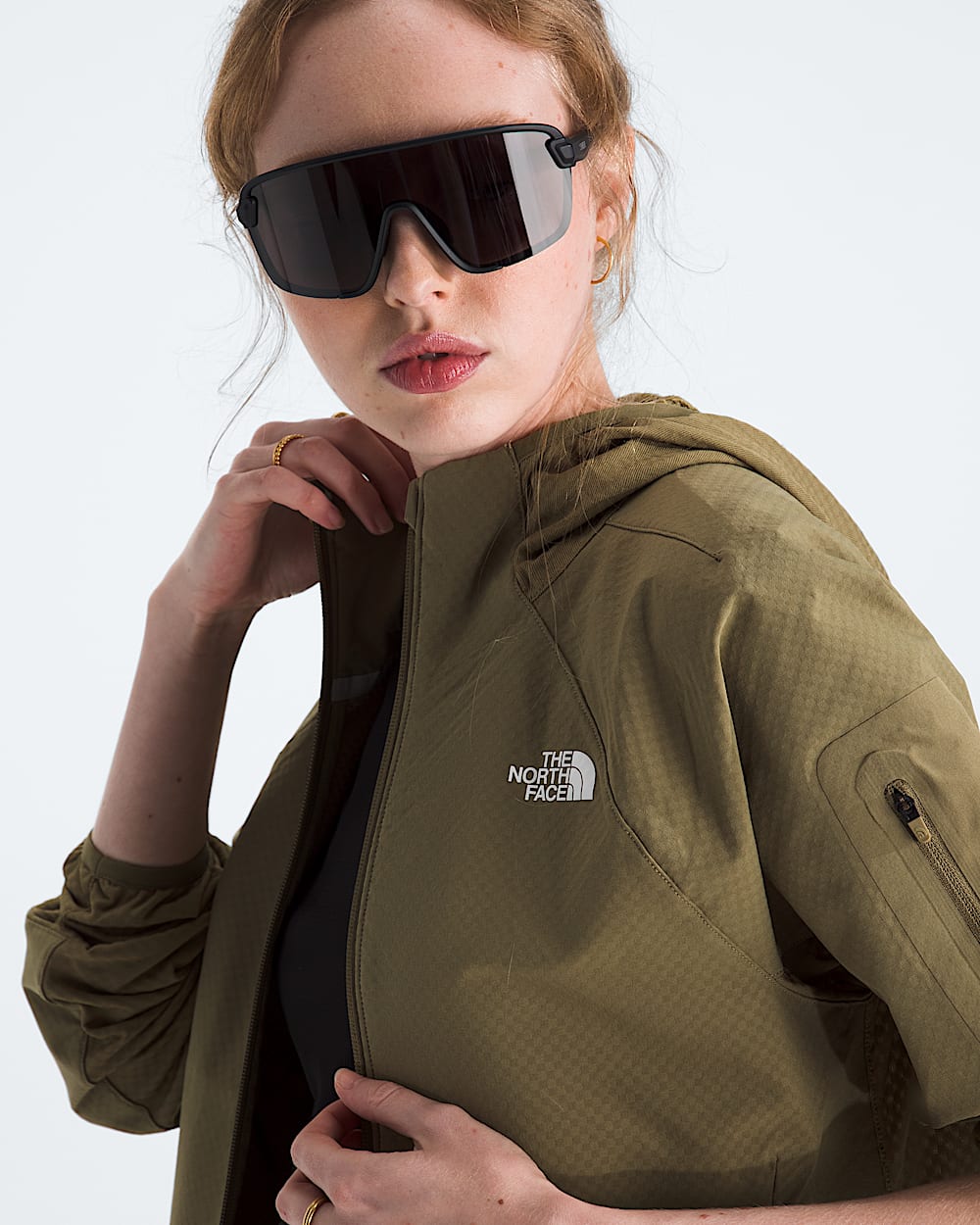 Womens Tek Approach FUTUREFLEECE Hooded Jacket TNF HERO3