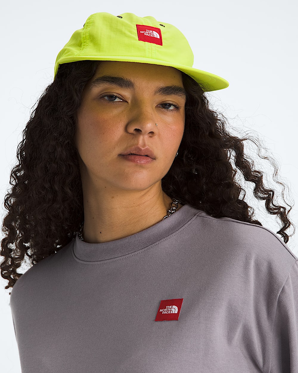 Tshirt droit  manches courtes TNF Red Box pour femmes TNF HERO3