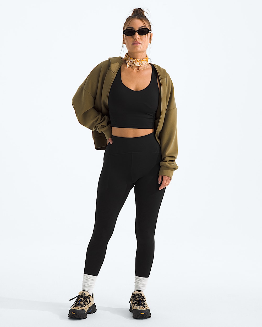 Womens Jaida Long Line Bra TNF HERO2