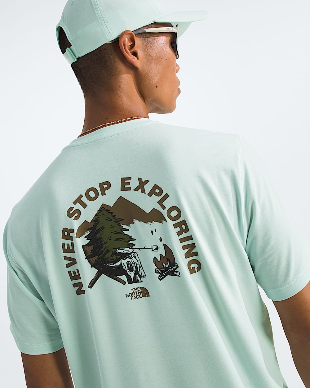 Tshirt  manches courtes Adventure Campfire pour hommes TNF HERO2
