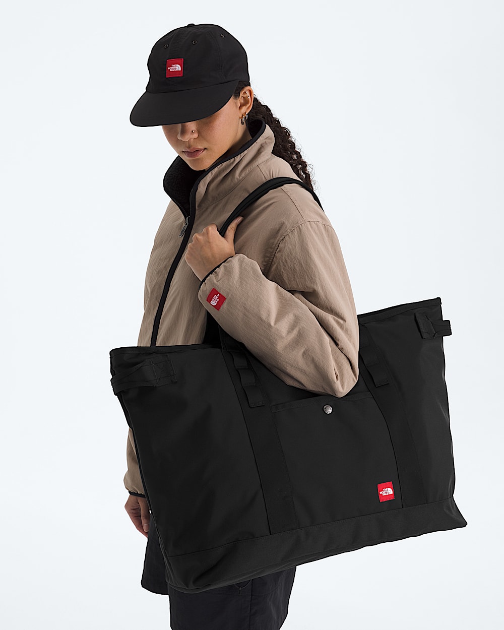 TNF Red Box Large Tote Bag TNF MODELBACK