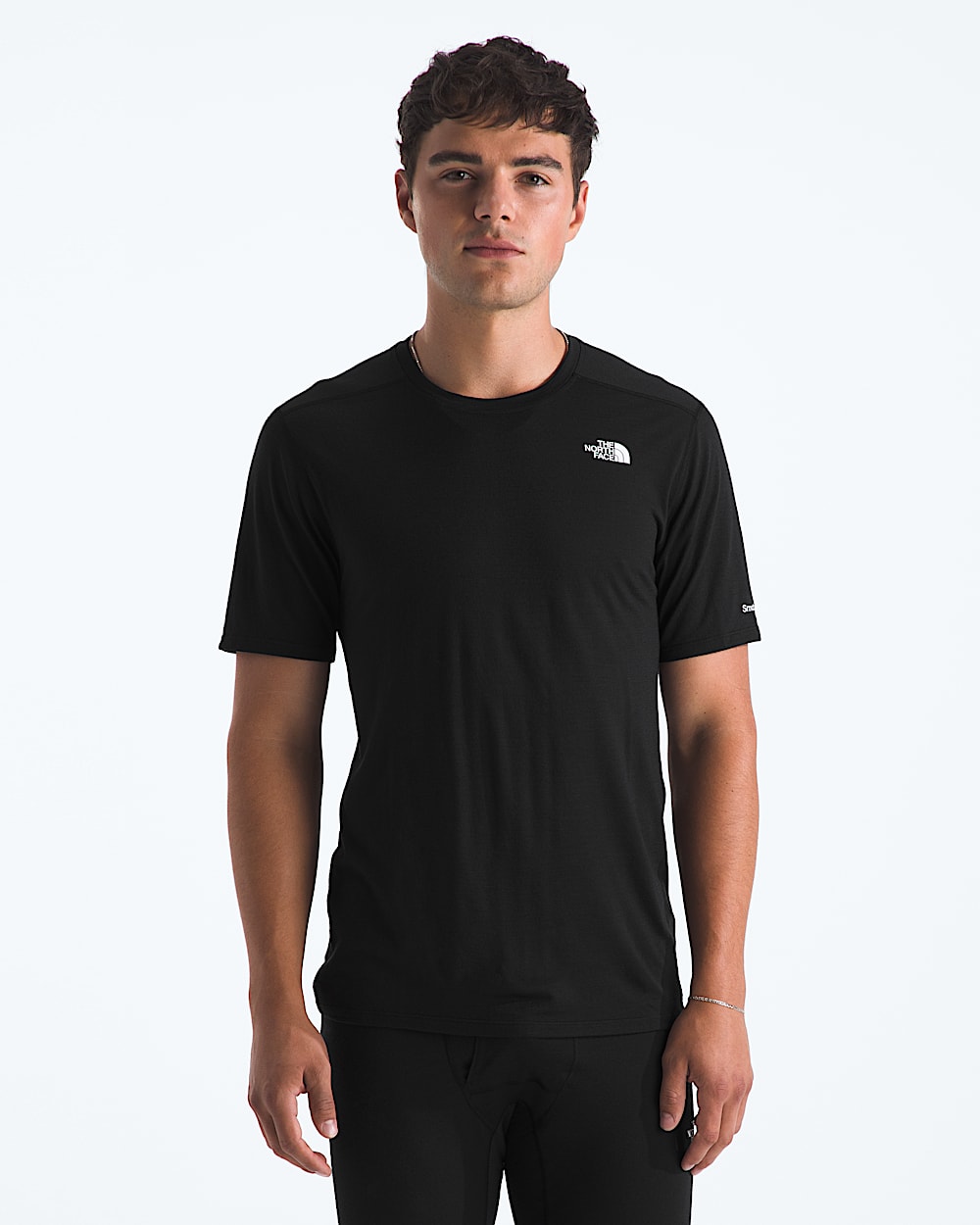 TNF X Smartwool Mens Merino Blend 150 ShortSleeve Crew TNF Main