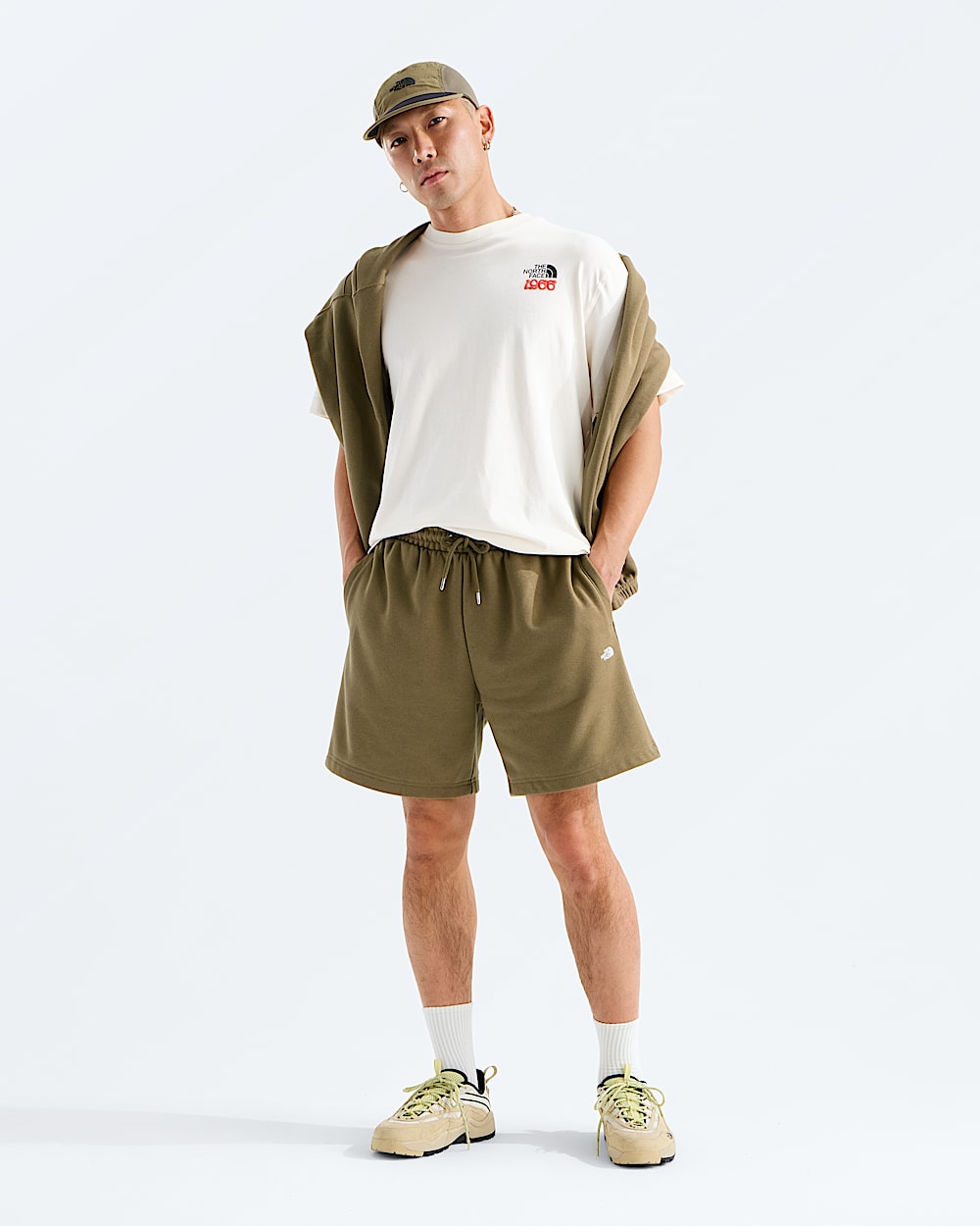 Mens TNF Essential Simple Dome Shorts TNF HERO2