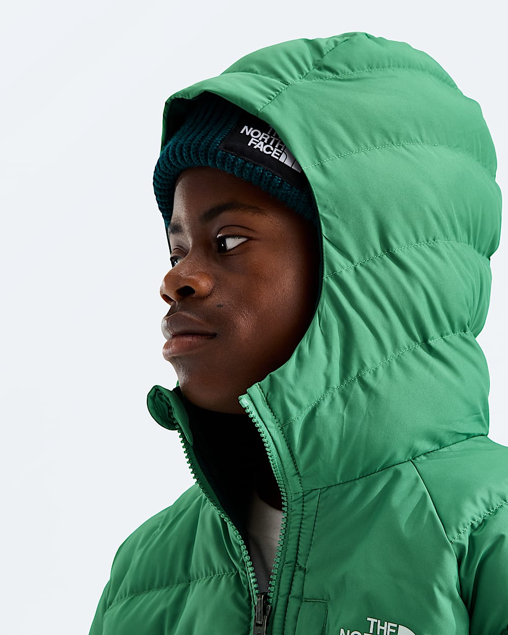 Boys Reversible Perrito Hooded Jacket TNF MODELHOOD2
