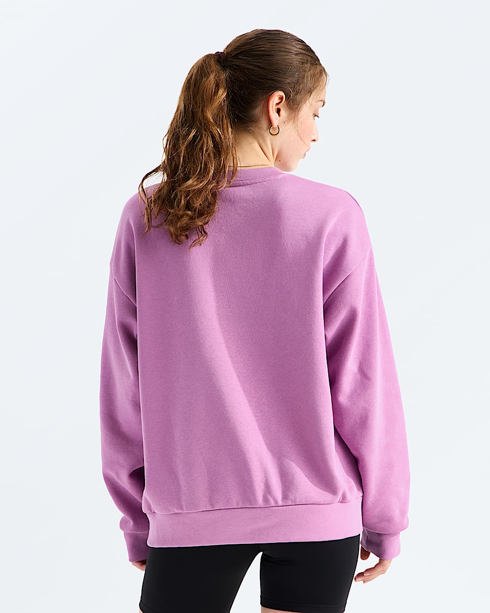 Womens Evolution Simple Dome Oversize Crew TNF BACK