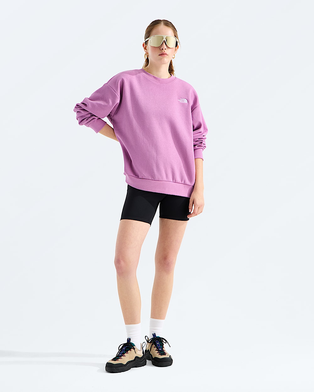 Womens Evolution Simple Dome Oversize Crew TNF HERO2