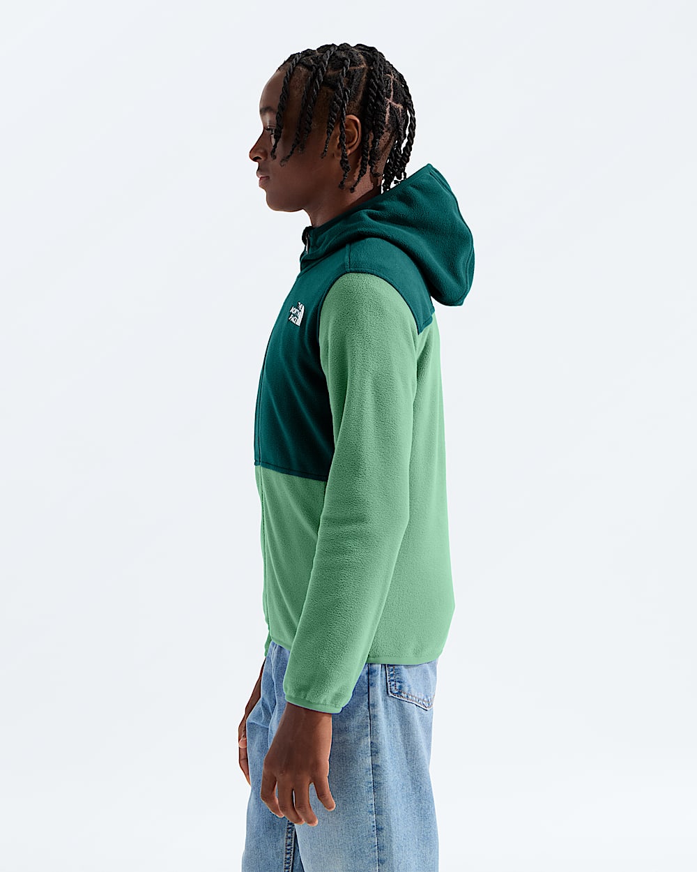 Boys  Girls Glacier FullZip Hoodie TNF MODEL34
