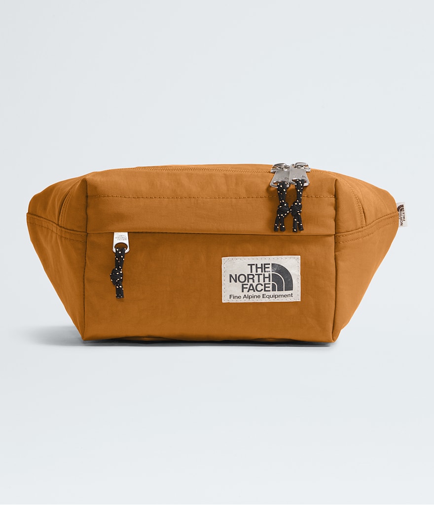 THE NORTH FACE Berkeley Lumbar Waist Pack With Zipper Closure And  Adjustable Strap - PFAS Free, TNF Black/Mineral Gold-NPF, One Size