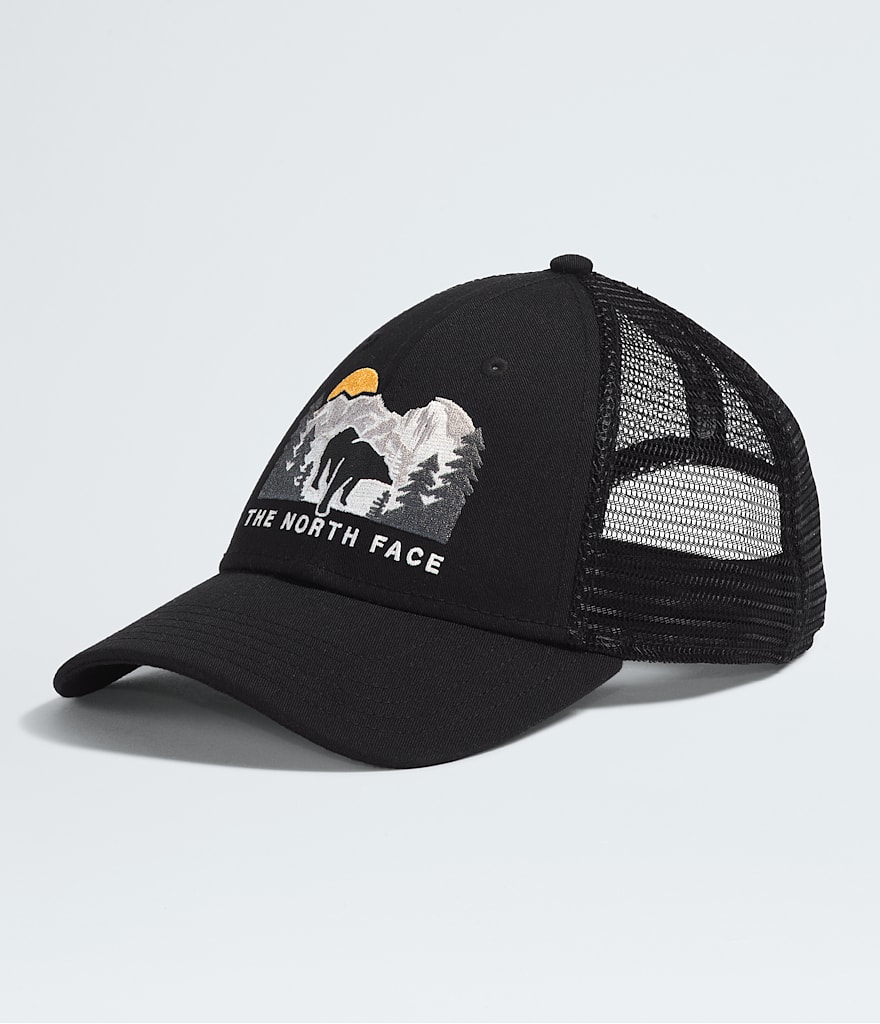 North face mini trucker hat store