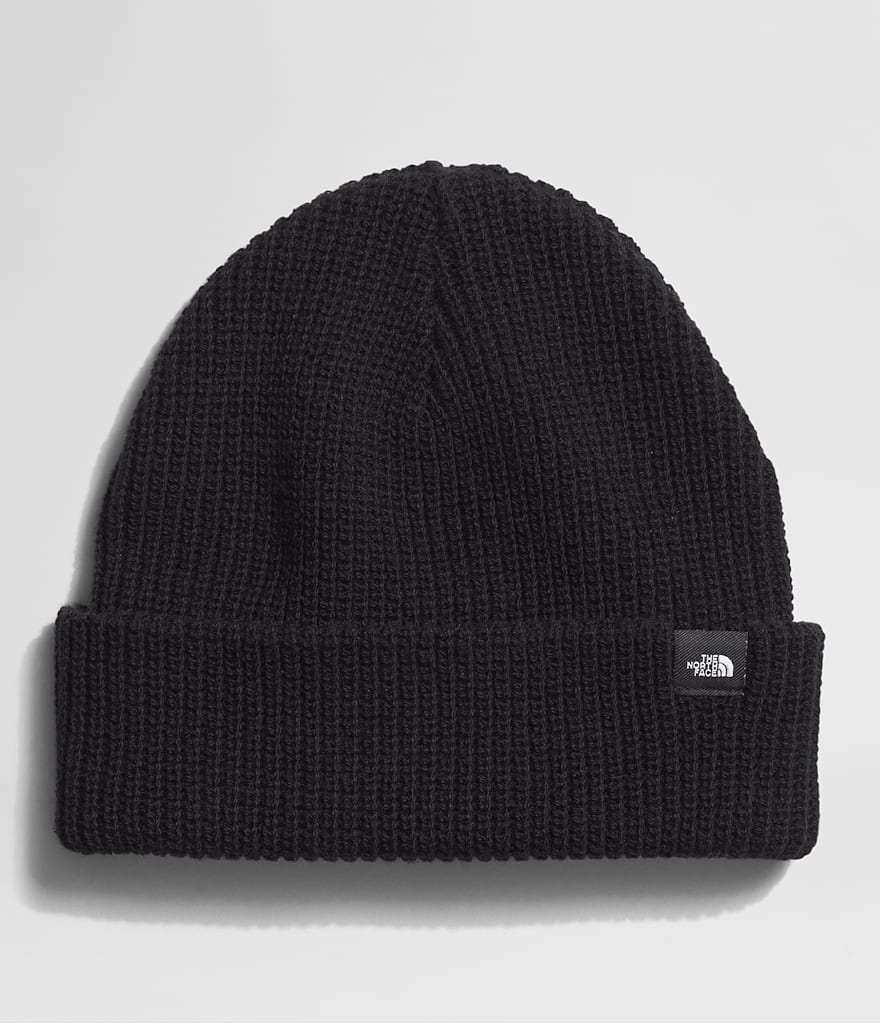 North face black beanie deals