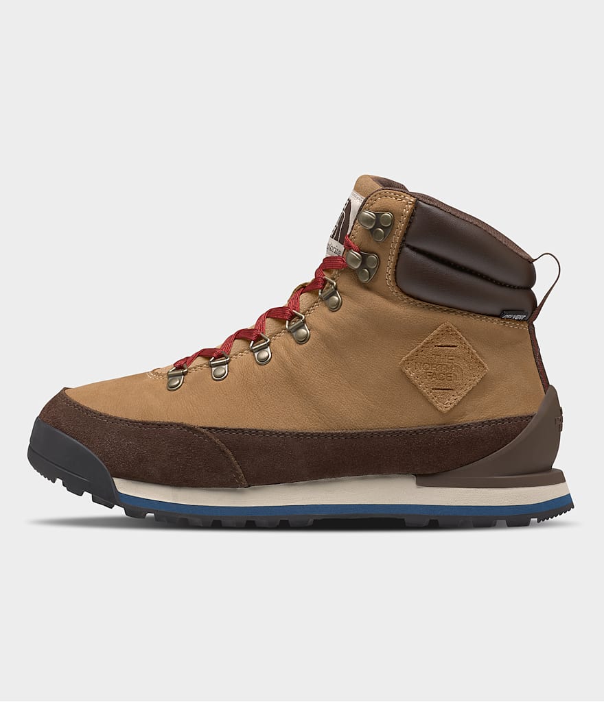 The North Face Men s Back To Berkeley IV Leather WP Almond Butter Demitasse Brown 12