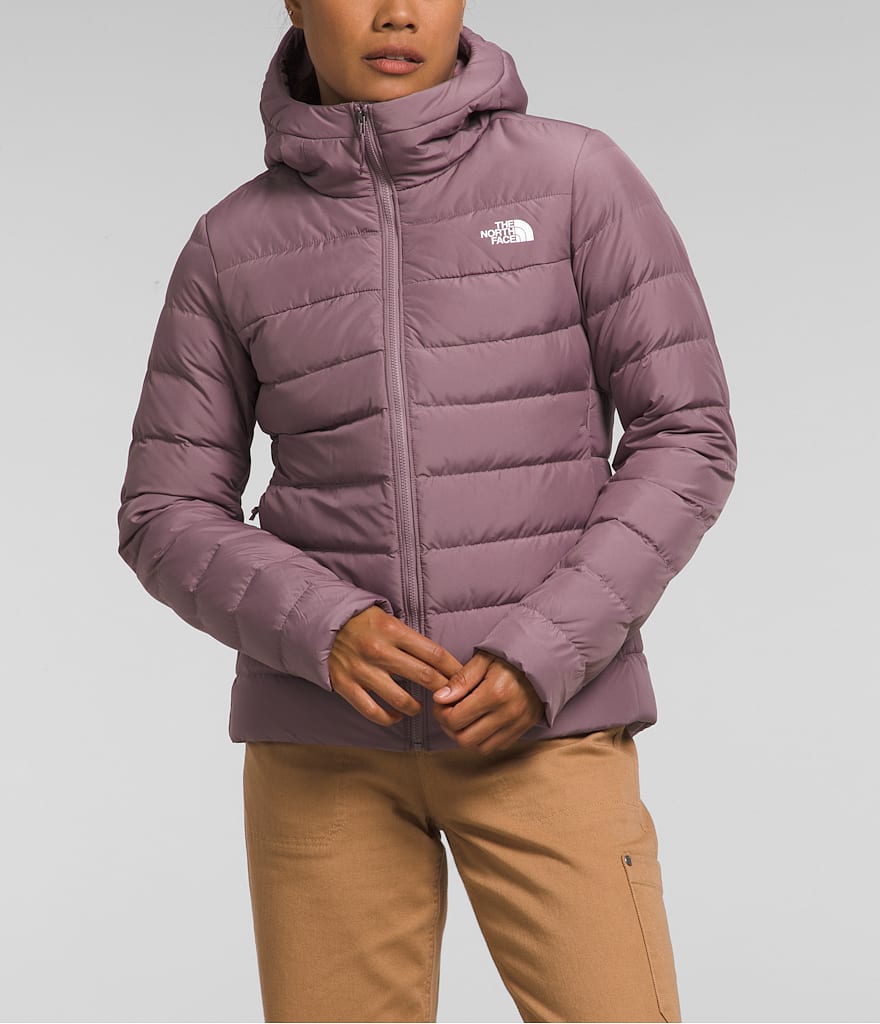 North face women's indi hooded parka top