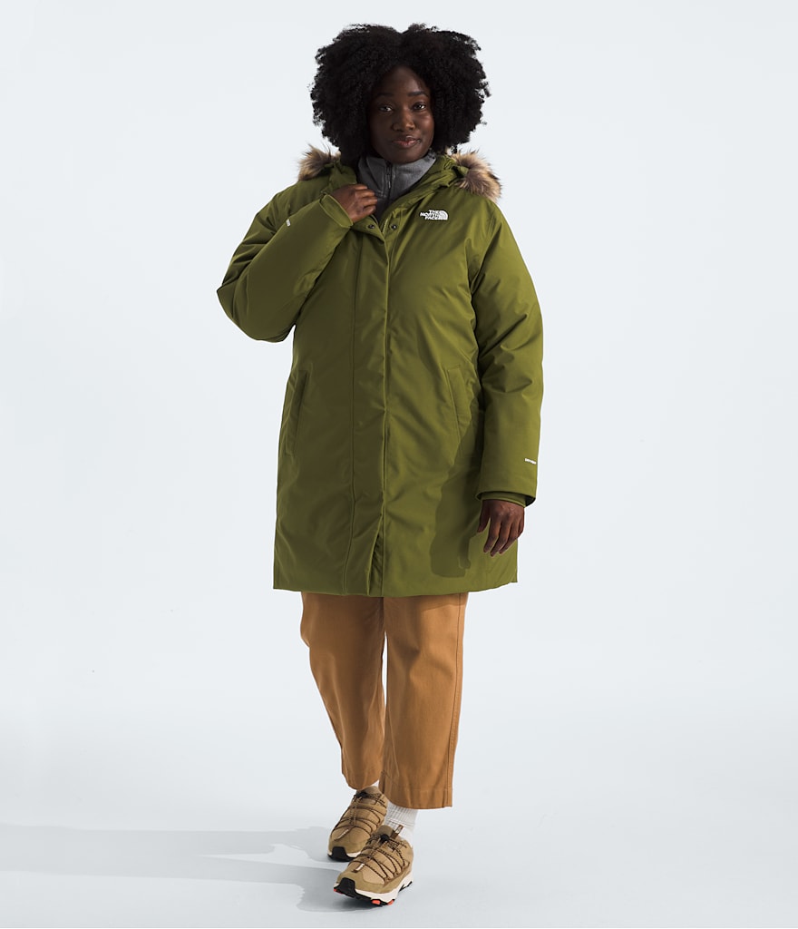 Women's arctic parka north face clearance