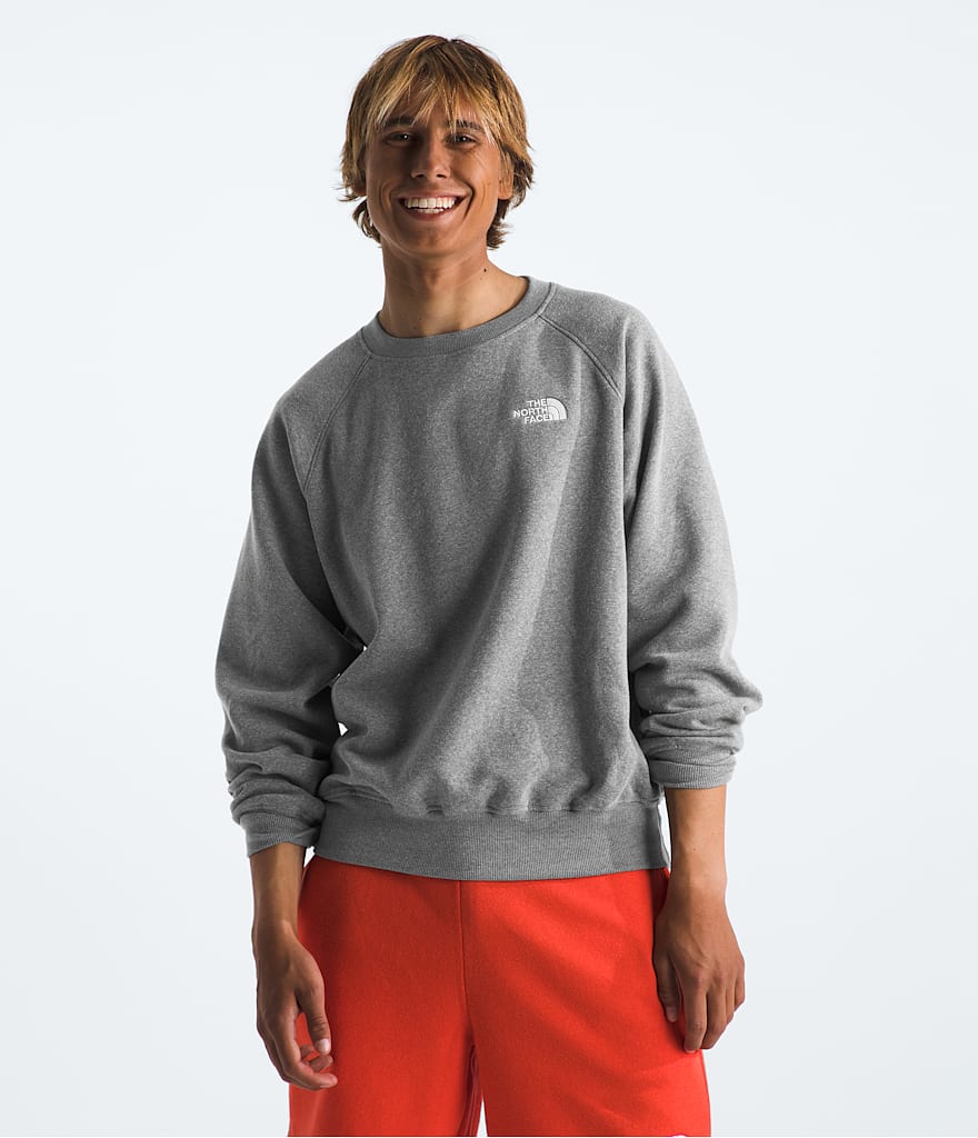 The north face tipped logo crew sweatshirt new arrivals