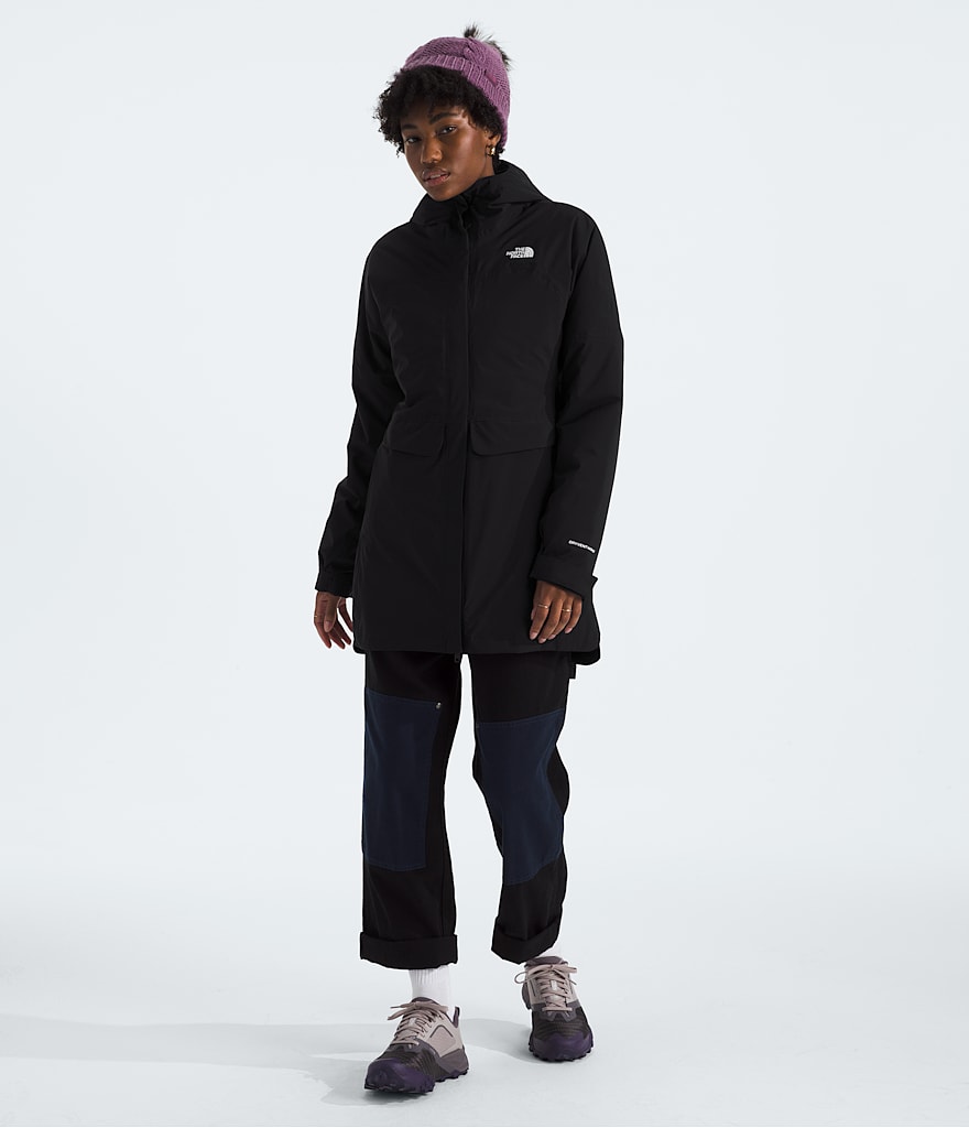 Women s The North Face DryVent Mono Triclimate Parka 2XLarge TNF Black