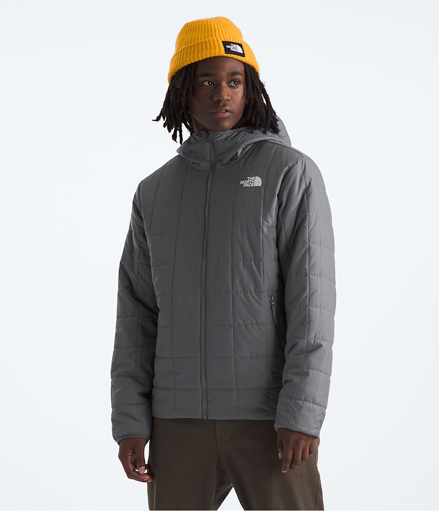 The North Face Junction Insulated Hoodie Men s Coat Smoked Pearl 3XL