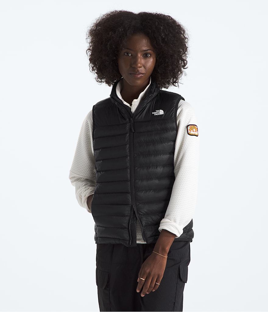 Womans north face vest outlet