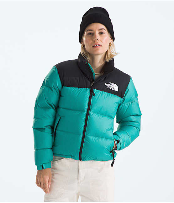 North face jacket black and green store