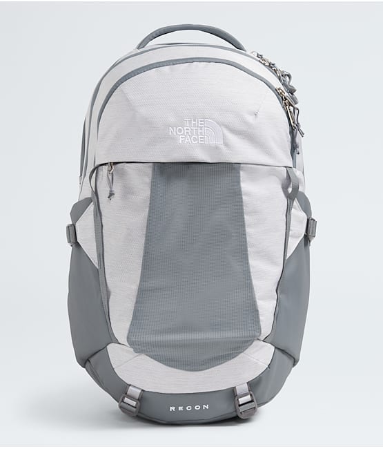 Cream colored north face backpack top